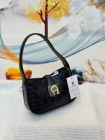 Aigner A185 Shoulder Bag – Black, 20 cm