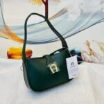 Aigner A185 Shoulder Bag – Green, 20 cm