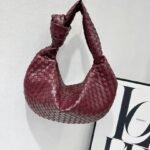 Bottega Veneta 9910 Hobo Bag – Burgundy, 45 cm