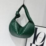 Bottega Veneta 9910 Hobo Bag – Dark Green, 45 cm