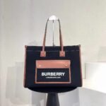 Burberry 718 Tote Bag – Black, 41 cm