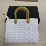 Bvlgari 2088 Top Handle Bag – White, 23 cm