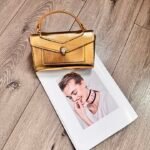 Bvlgari 5061-1 Top Handle Bag – Metallic Gold, 19 cm