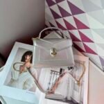 Bvlgari 5083 Top Handle Bag – Metallic Silver, 20 cm