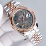 DATEJUST 41MM WIMBLEDON DIAL JUBILEE BRACELET - Option 1 Yellow Gold - Option 2 Japan Movement