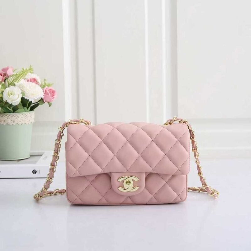 Chanel 1103 Crossbody Bag – Light Pink, 20 cm