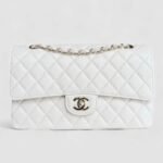 Chanel 1112 球纹 Shoulder Bag – White, 26 cm