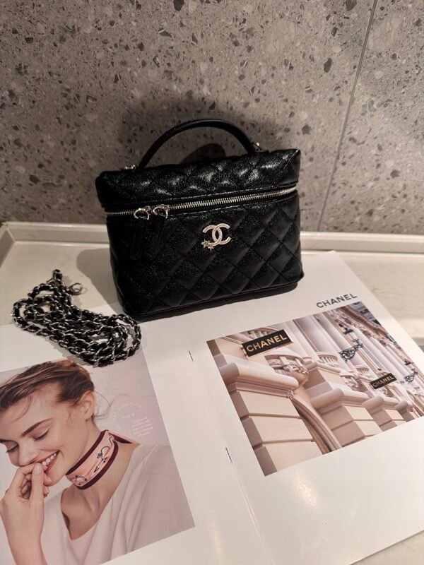 Chanel 5070 Top Handle Bag – Black, 20 cm