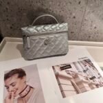Chanel 5070 Top Handle Bag – Silver, 20 cm
