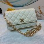 Chanel 8805 Shoulder Bag – Ivory, 19 cm