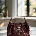 Chanel C2512 Top Handle Bag – Burgundy, 25 cm