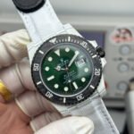 Rolex Submariner Date Custom Carbon Grey Black Green Dial
