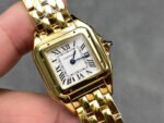 PANTHERE 22MM GOLD CASE WHITE DIAL - Image 2