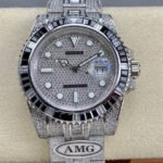 Rolex Submariner Date Black Full Diamond