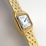 Panthere 22mm Gold Diamond Bezel Double Chain 44cm - Image 3