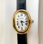 Baignoire Gold Case Black Leather Strap - Image 2