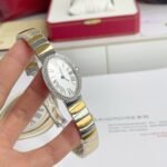 Baignoire 23mm Two-Tone Yellow Gold Double Row Diamond Bezel - Image 2