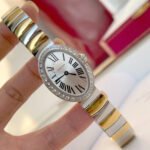 Baignoire 23mm Two-Tone Yellow Gold Diamond Bezel