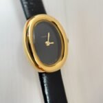 Baignoire Gold Case Black Leather Black Dial - Image 2