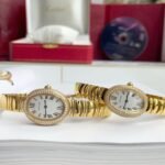 Baignoire Gold White Dial Diamond Bezel - Image 2