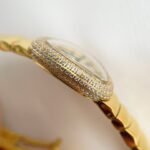Baignoire Gold White Dial Diamond Bezel - Image 3