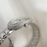 Baignoire Stainless Steel White Dial Diamond Bezel - Image 3
