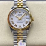 Datejust 31mm Yellow Gold Steel White Dial