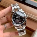 EXPLORER STAINLESS STEEL OYSTER BRACELET - Option 1 Black Dial - Option 2 Japan Movement - Image 3