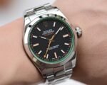 MILGAUSS STAINLESS STEEL BLACK BLUE ORANGE DIAL - Image 3
