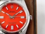 OYSTER PERPETUAL 41 STAINLESS STEEL RED DIAL - Image 2