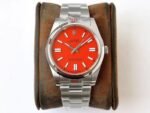 OYSTER PERPETUAL 41 STAINLESS STEEL RED DIAL - Image 3